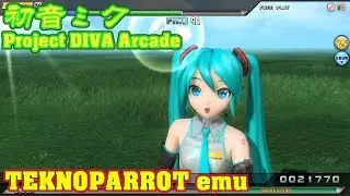 Hatsune Miku: Project DIVA Arcade / TEKNOPARROT emulator GTX1060 FullHD