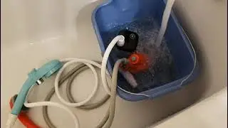 Portable camping shower and dog bath shower review