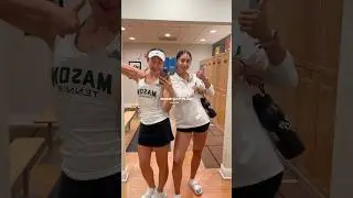 GAME DAY VLOG: COLLEGE TENNIS🎾🍒✨ #gameday #collegelife #collegetennis #shorts