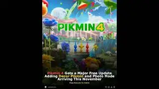 Pikmin 4 Gets a Major Free Update Adding Decor Pikmin and Photo Mode Arriving This November