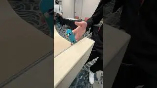 Fingerboard Con Extra Wide Wood Mini Ramp Skatepark Sesh #fingerboarding #techdeck #fingerboard #fyp