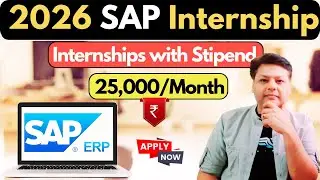 👉 SAP Internship Se Direct Job 💼 | Top SAP Trainee Openings 2026 | Freshers Must Watch