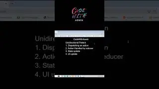 Mastering Redux Data Flow: How State Moves Through Your App #redux #codewithaswin #shorts #ytshorts