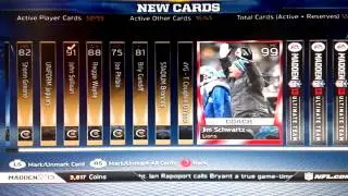 Madden 13 legendary Pack Opening