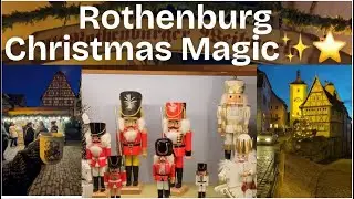 Rothenburg ob der Tauber Christmas Market 🇩🇪 | A Fairytale German Christmas