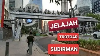 [VR] Sensasi Serasa Catwalk di Runway Menyusuri Trotoar Sudirman Jakarta yang Lega