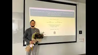 Defensa de mi tesis de Maestría (Master's thesis defence)