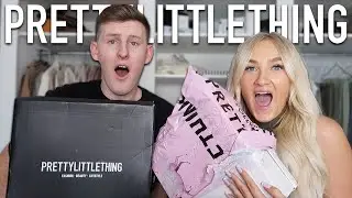 BOYFRIEND RATES MY PRETTY LITTLE THING HAUL!! *try on*