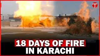 Karachi Korangi Creek Fire Finally Extinguished After 18 Days of Toxic Blaze | The Express Tribune