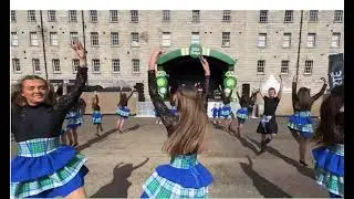 Sollus Highland Dancers performing in Dublin, St Patrick day 2024