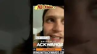Ben Barlow Neck Deep #short #neckdeep #benbarlow #benisneckdeep #interview #advice #whenwewereyoung