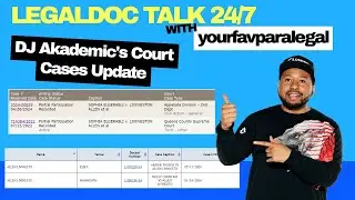 DJ AKADEMIC'S COURT CASES UPDATE