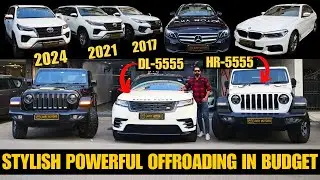 Stylish Off-roading Luxury Cars Velar, Rubicon, Fortuner, X7, X4, X3, Q5, 530i Msport, E220d, Civic