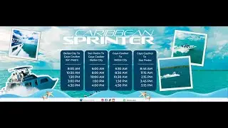 Water taxi to Caye Caulker and San Pedro Belize