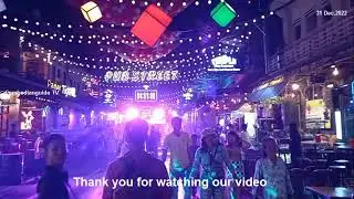 Siem Reap city ,  Pub Street Area , Tourist Pub Street