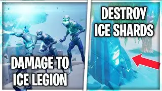 Fortnite Ice Storm Challenges! Destroy Ice Shards In Matches & Deal Damage To The Ice Legion!