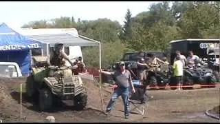 WATVA Mud Bog - Mud Pro 700 (bbertram / offroad traction) --broke rear axle run--