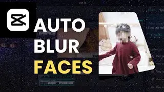 Автоматическое размытие лиц в CapCut &mdash; одновременное отображение нескольких движущихся лиц.