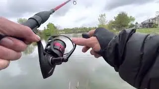 Quick Bass Catch On A Delong Tadpole Lure @delonglures8686