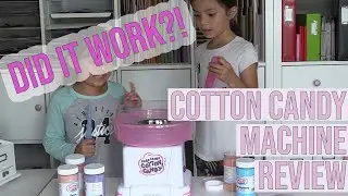 Nostalgia PCM805 Cotton Candy Maker Review with D500 Cotton Candy Sugar Flavors