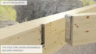Concealed hook connector CLIK and LOCK C