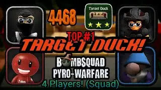 Bombsquad Pyro-Warfare Target Duck! (4P) 4468 Score! Top 1 - SNYT, TuPanitaElRandom, Cedonde, Bobrar