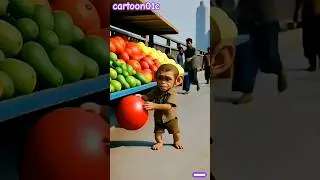 poor monkey baby emotional 😭 Anar/pomegranate story