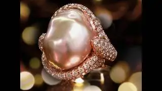 Yoko London | Freshwater Baroque Pearl and Diamond Ring