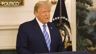Trump, facing removal threats, concedes election