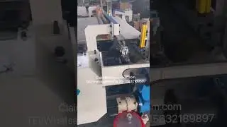 Automatic metal wire mesh weaving process,Lanying professional wire mesh loom manufacturer