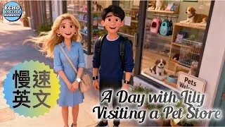 【A Day with Lily】 Visiting a Pet Store丨零基礎說英語丨慢速英文丨日常英文丨初級英文聽力丨Lily陪你去逛寵物商店丨短時間提高英文水平丨多聽多讀影子跟讀