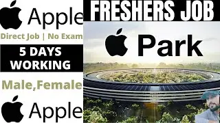 🍎✅ Apple Company Biggest Hiring After iPhone Launch 2025 | 🎓 Freshers Apply | 💰 High Paying Job