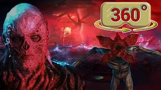 360 / VR Video - Explore The Upside Down - Stranger Things Season 4 Fan made Horror Film