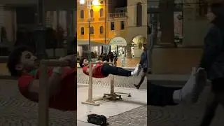 They were shocked😱! #calisthenics #reaction #public #streetworkout