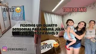 FIZ UM QUARTO SENSORIAL PARA UMA  CRIANÇA DE 3 ANOS, AUTISTA NIVEL 3