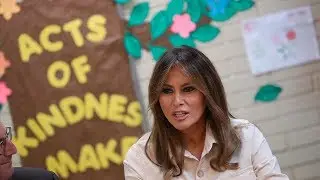 First lady Melania Trump visits immigrant children at Texas-Mexico border