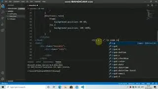 Zoom in zoom out function in visual studio code