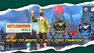HOW TO BGMI CLAN LOGO CHANGE COLOUR