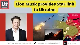 Elon Musk provides Star link terminals to Ukraine #utsavdoestech #starlink #technews #shorts