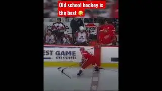 Old school hockey is the best. 🤣 #hockey #shorts