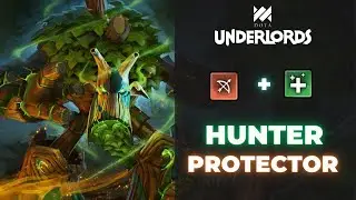 Dota Underlords EP.98 - Hunter Healer Build - Hunter in the forest