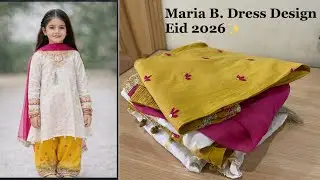 Eid Dress Design 2026✨Maria B Dress Recreaed at home under Budget ✨Mindful Stitch 