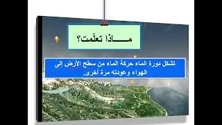 دورة الماء في الطبيعة_ الصف الخامس_ مادة العلوم
