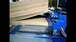 Vuototecnica multistage vacuum ejector in action on corrugated cardboard slotter machine