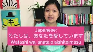 I LOVE YOU in 20 languages