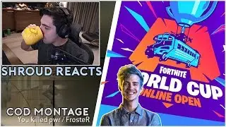 Shroud Reacts to COD 4 Montage and Ninja's Last Chance To Qualify For Fortnite World Cup