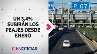 Autopistas anuncian aumento en valor de los peajes de cara al 2026: Revisa cu&aacute;nto subir&aacute;n