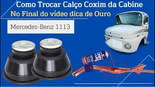 Como trocar o coxim calço da cabine Mercedes-Benz 1113 1518