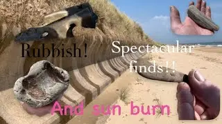 Beachcombing uk. A mixed bag of finds.