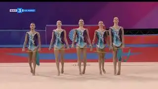 USA Group 5 Ribbons Final (16.000) 2025 World Cup Sofia Bulgaria #rhythmicgymnastics